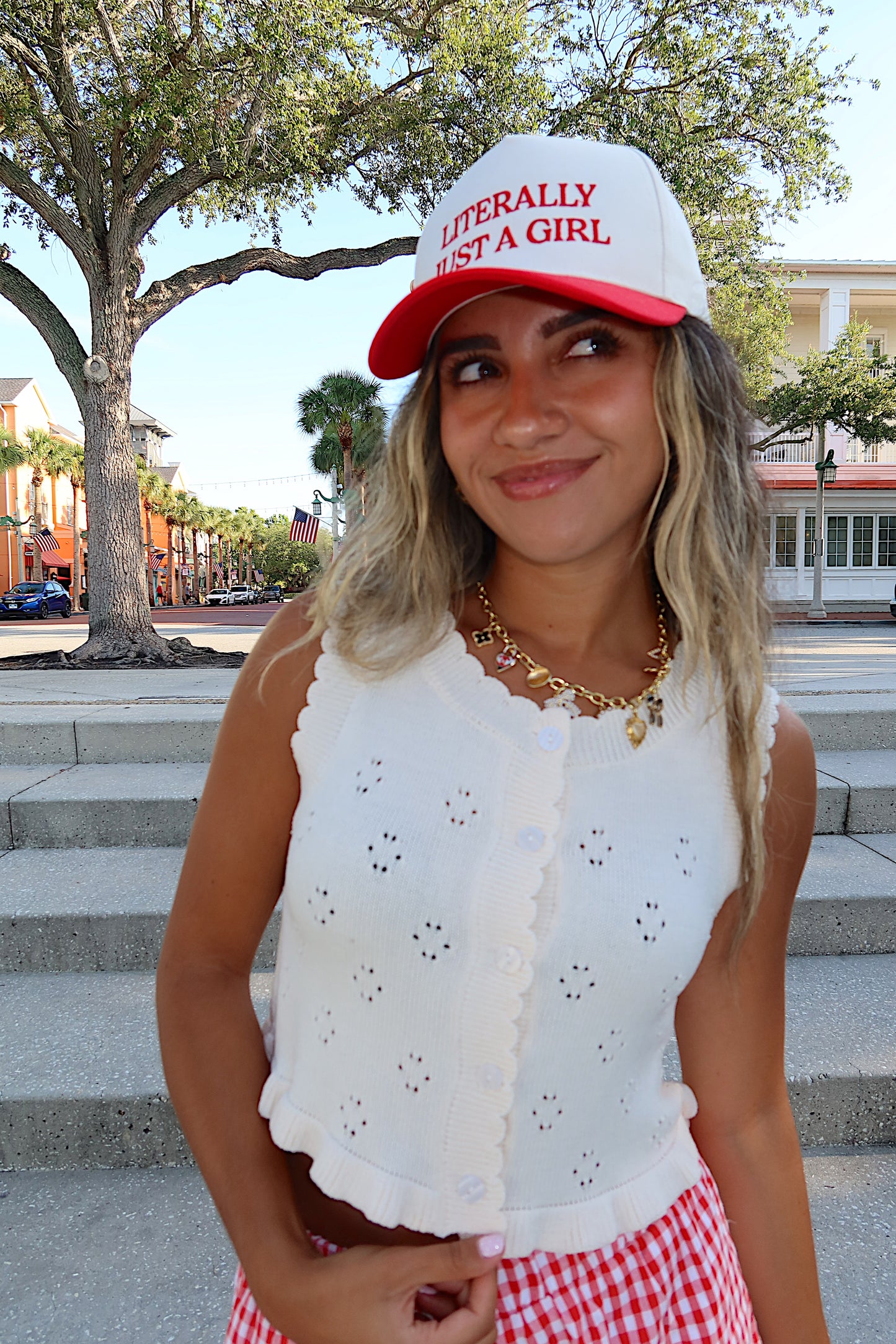 Coastal Breeze Tank- White