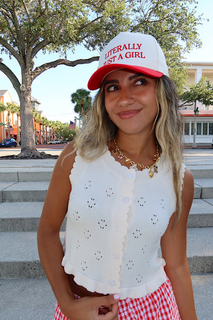 Coastal Breeze Tank- White