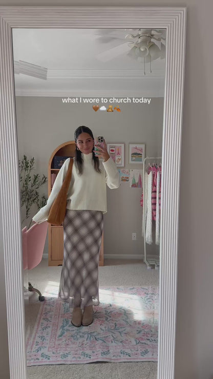 Scottie Plaid Skirt
